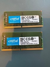 32gb Set CRUCIAL DDR4 2x 16GB 3200 MHz PC4-25600 Laptop SODIMM (H3)