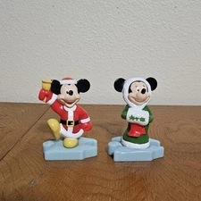 2pc Disney's Once Upon A Christmas McDonald's Toy Vintage 2000 Collectible 