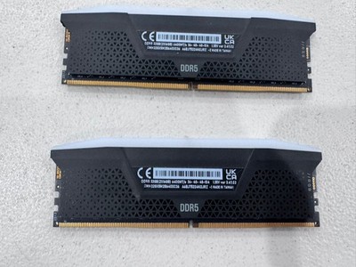 CORSAIR Vengeance RGB 32GB (2 x 16GB) 288-Pin PC RAM DDR5 6400