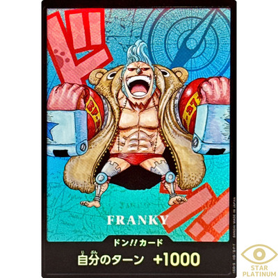 DON!! Card Franky Japanese ONE PIECE Card Kumamoto Special