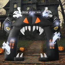 HALLOWEEN OUTDOOR INFLATABLE WITH LED LIGHTS 4 VARIATIONS