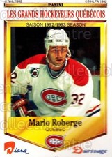 1992-93 Durivage Panini #27 Mario Roberge