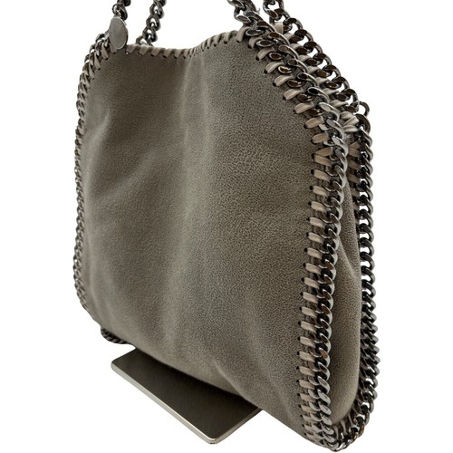 Auténtico Bolso de Mano Stella McCartney Falabella Cadena Cuero Gris #36635599 - Imagen 5 de 12