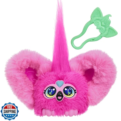 Furby Furblets Flo-Flo Mini Friend, Electronic Plush Toys for Girls and Boys 