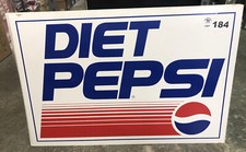 Diet Pepsi Cola Soda Advertising 36 x 24 Aluminum Sign Panel vintage- 184