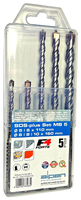 5 Alpen Sds-Plus Hm Bohrer Ø 5 6 8 10 Mm Stein Beton Bohrer Hammerbohrer # MB5