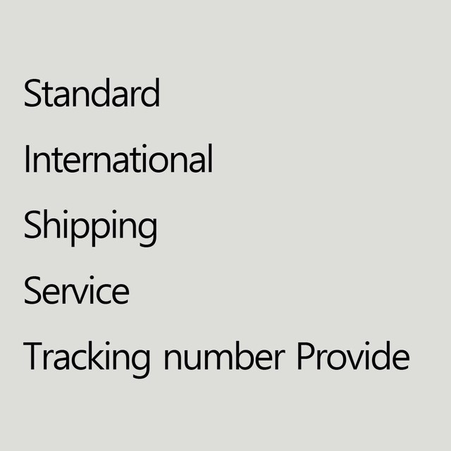 Standard International Shipping Service Tracking Number Provide For