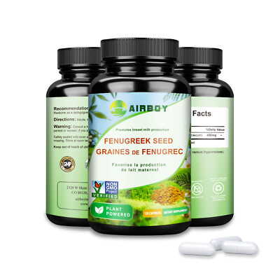 120pcs Fenugreek Seed-for Hair Care and Breast Milk Supply,Non-GMO & Gluten Free