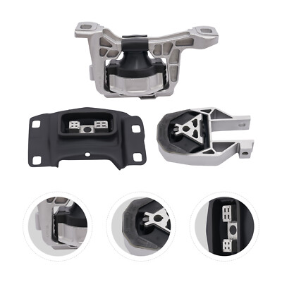 3pc Engine Mount Set for 2013-2016 Ford Escape 16L Automatic Motor Mount Kit