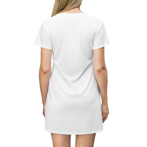 All Over Print T-Shirt Dress - Picture 5 of 5