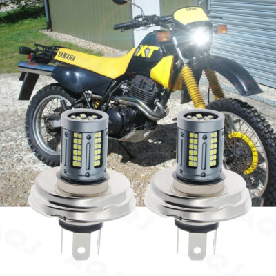 MHK Lighting Super LED Headlight Bulb For Yamaha XT350 (1985-2000) – 6500K, 2800lm