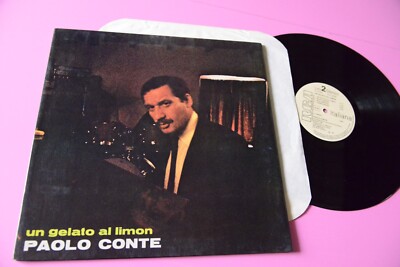 PAOLO CONTE LP UN GELATO AL LIMON ORIG 1979 EX+ GATEFOLD LAMINATED COVER