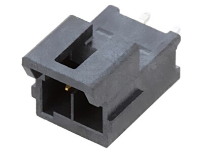 172286-1202 ULTRA-FIT HDR VT SGL K BLK 02CKT 15AU MOLEX