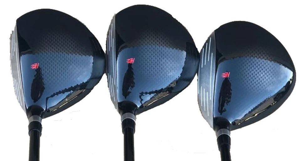 +1" LONG NEW HEATER B7 TaylorFit #3,5,& 7 Fairway Woods Graphite Senior Mens Set - Image 2 of 2