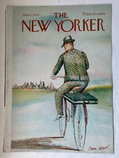 New Yorker Magazine, June 3, 1974, Cover only, Vintage, Art, Free Shipping New Yorker Magazine, June 3, 1974, Cover only, Vintage, Art, Free Shipping