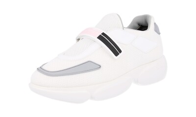 PRADA Bike Cloudbust Sneakers - 1E293I - White Stone Grey NEW -  US 5 EU 35
