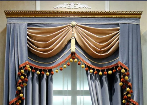 Luxury Floral Embroidered Velvet Curtain European Curtain Panel Drape 1 Panel - Picture 20 of 39