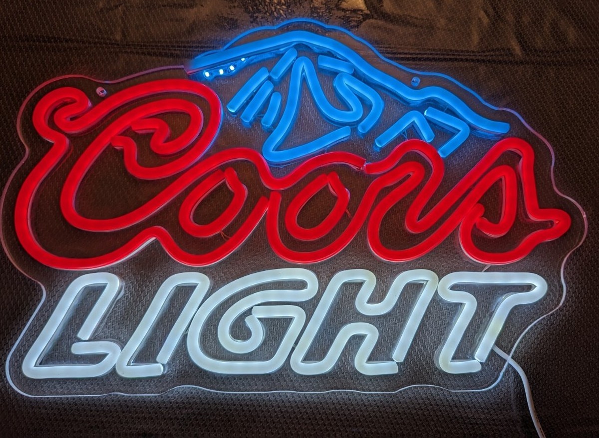ネオン管 クアーズ ZIMA ライト バー ビール COORS ディスプレイ JFLLamp Crs LIGHT Neon Signs for Wall Decor Neon Lights for