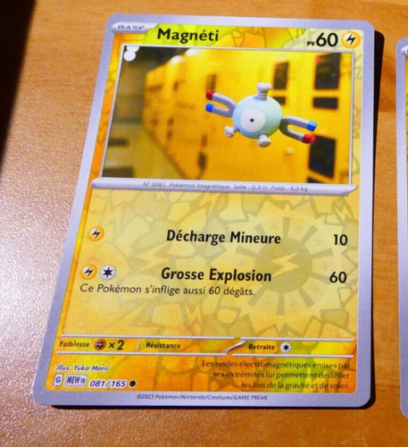 Pokemon Card: DRACOLOSSUS 149/165 HOLO (Scarlet & Violet) - French, Near Mint Condition, Not Graded