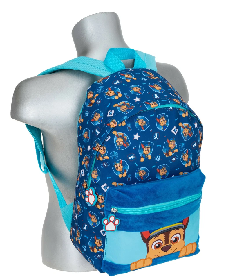 FABRIZIO Rucksack Jungen Paw Patrol Blau Kinderrucksack backpack 20593 0500 Plush Chase