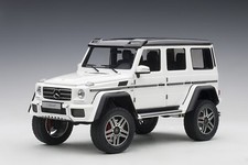 MERCEDES-BENZ G500 2 SQUARED 4X4 GLOSS WHITE 1:18 AUTOART 76316 BRAND NEW IN BOX
