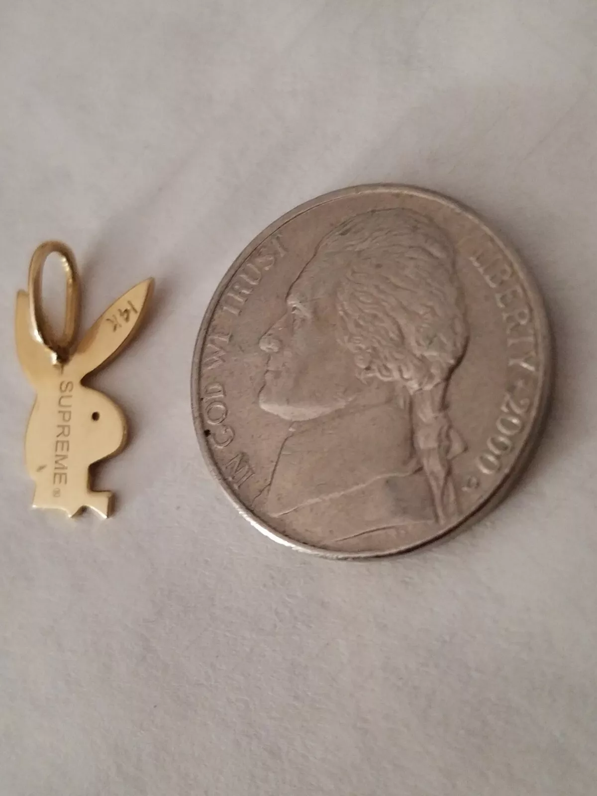 Pendentif 14k Supreme x Playboy