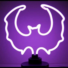 Neonetics 4BATMM Purple Bat Neon Sculpture