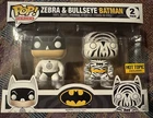 Funko Pop! Heroes Zebra and Bullseye Batman - 2 Pack - Hot Topic Exclusive