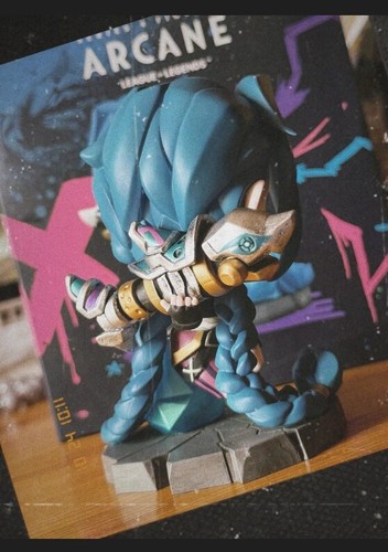 Official League of Legends LOL Arcane Jinx Boxed Figure Authentic Toys Cute Gift - Picture 6 of 19