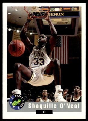 1992 Classic Draft Picks #NNO Shaquille O'Neal BASKETBALL LSU Tigers