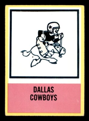 1967 Philadelphia Football #60 Dallas Cowboys Insignia VG *e2
