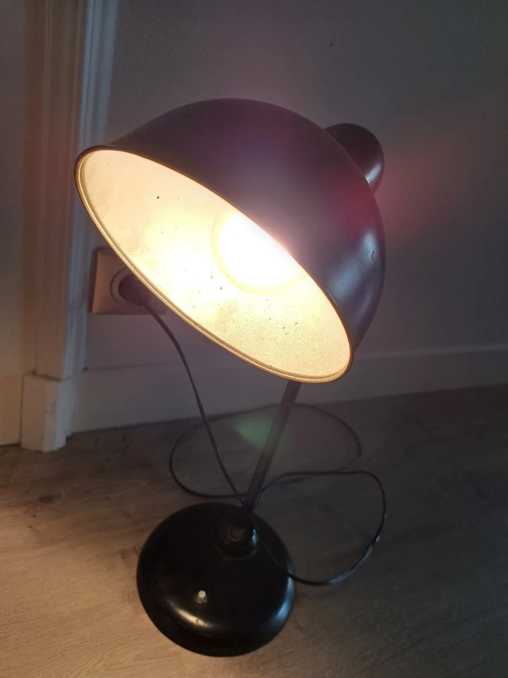 KAISER IDELL LAMPE INDUSTRIEL 1950 ht 46 cm - Photo 4/4