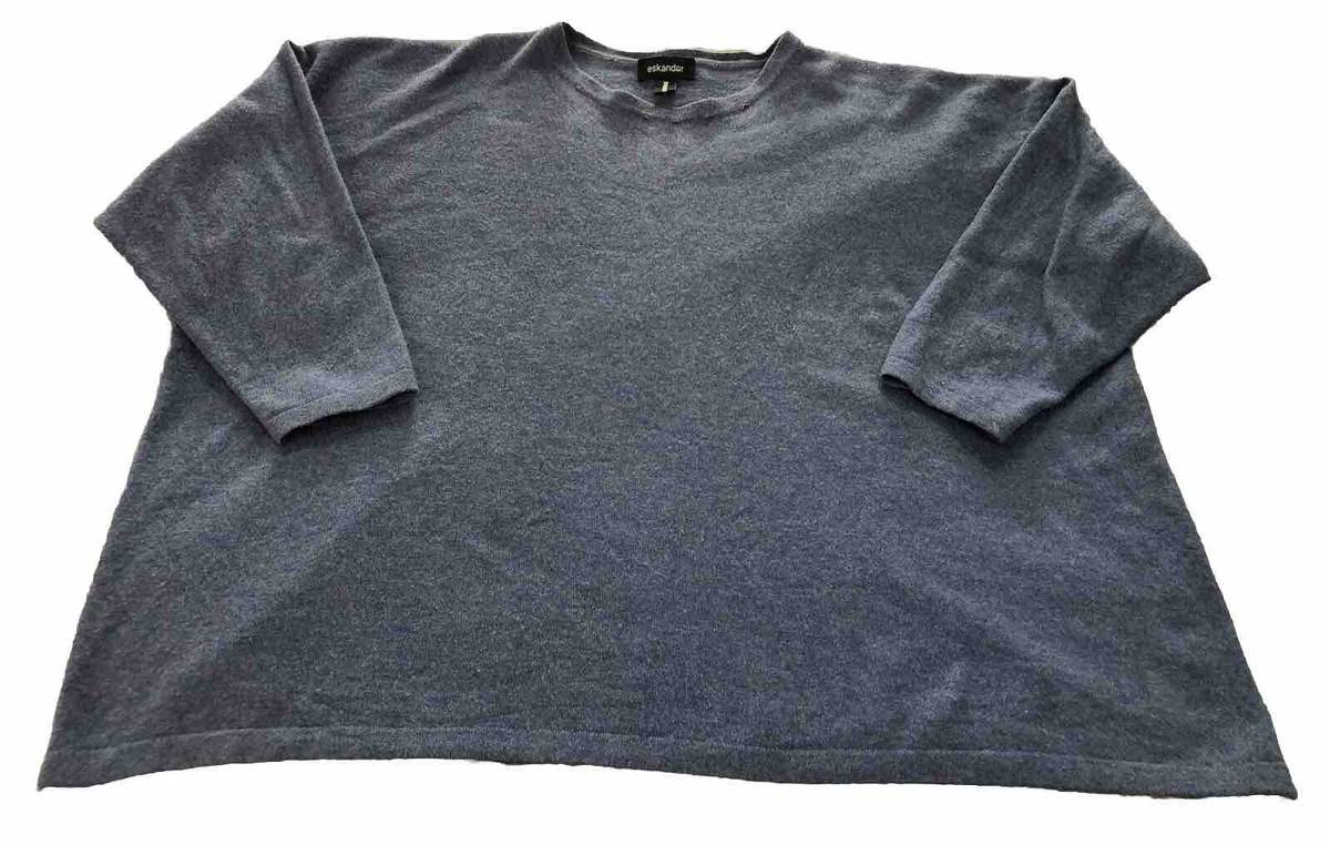 Eskandar Bergdorf Goodman 100% Cashmere Blue Women