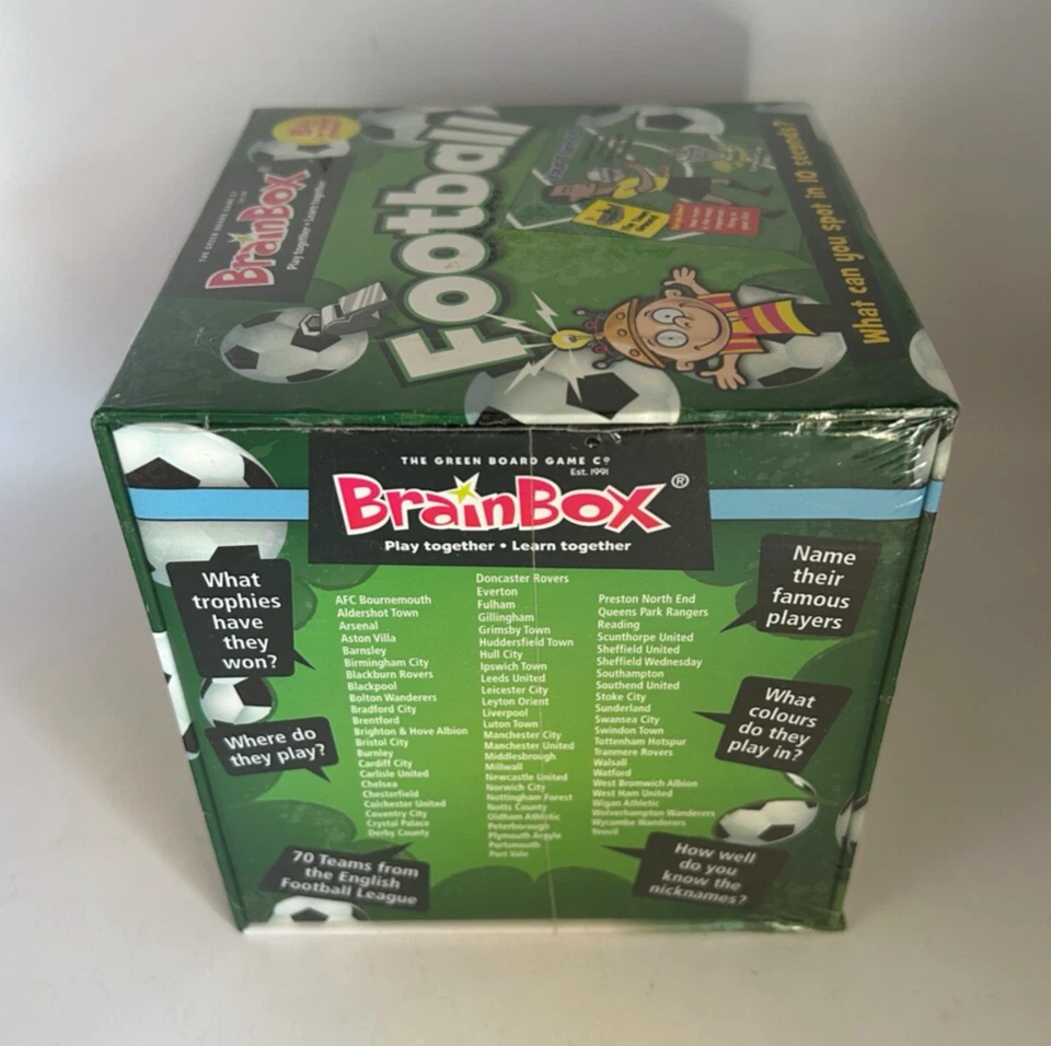 BrainBox Football - Card Trivia Brain Game *NEW SEALED* - Image 4 of 4