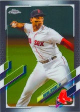 Rafael Devers 2021 Topps Chrome Baseball MLB Base Card #94 Boston Red Sox MLB