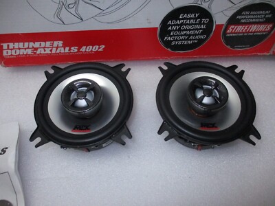NOS MTX THUNDER DOME-AXIALS TDX4002 SPEAKERS 4''