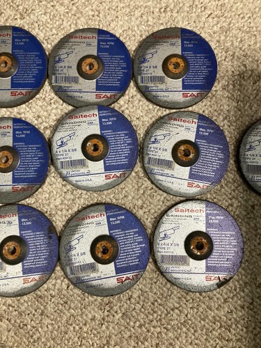 Sait grinding wheel 4x1/4x3/8 type 27 20112 USA lot of 19 - Picture 7 of 9
