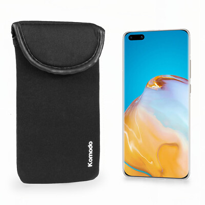 Neopren Handyhülle für Huawei P40 Range Pro Plus & Lite Smartphone Socke Cover