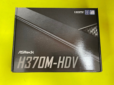 Asrock Intel H370M-HDV Socket LGA 1151 Micro ATX Motherboard  Intel 8th 9th Gen