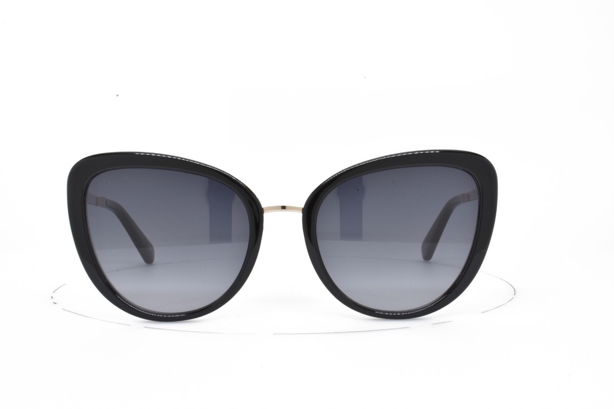 kate spade Black Oversized Round Cat-Eye Sunglasses Kate Spade MARLAH/S Cat Eye Sunglasses | Fashion Eyewear US main image 4