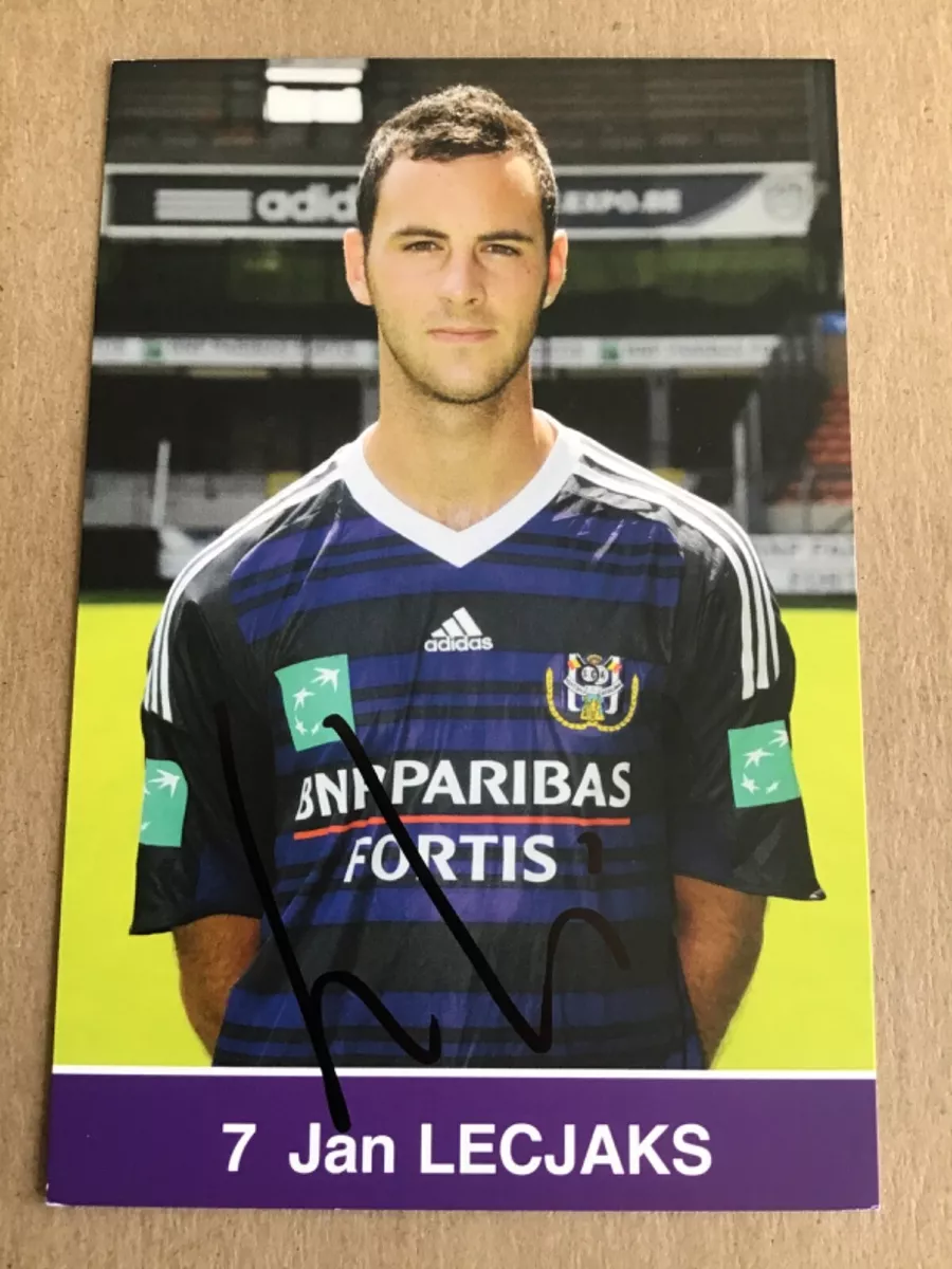 Jan Lecjaks, Czech Republic 🇨🇿 RSC Anderlecht 2010/11 hand signed