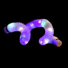 Multi-Color LED Extendable White Tube (dozen)