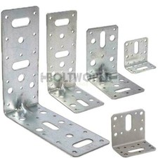 ANGLE BRACKET HEAVY DUTY GALVANISED STEEL L SHAPE WORKTOP KITCHEN 50mm - 150mm