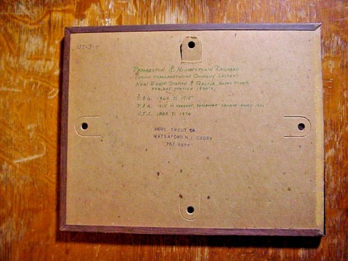 PEMERTON & HIGHTSTOWN RR & PENNSYLVANIA & ATLANTIC RR Tickets & PHOTO Framed - Picture 7 of 8