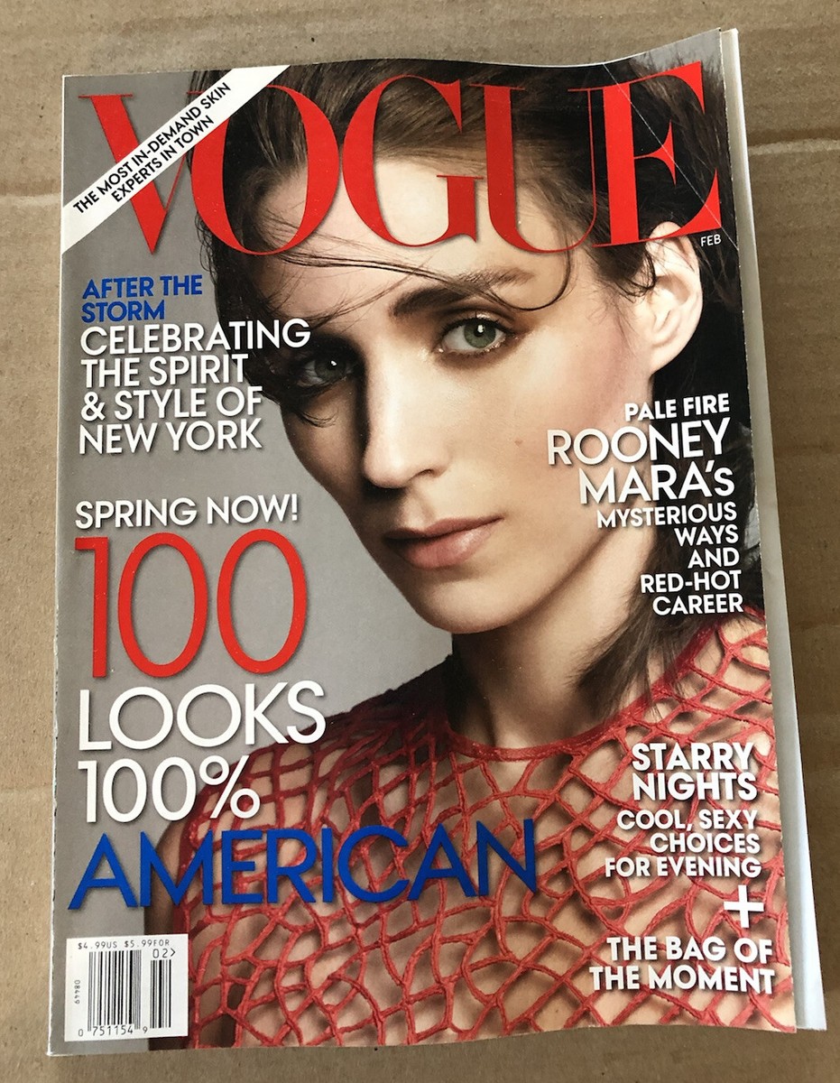 Vogue Magazine Feb. 2013 Issue Rooney Mara, Fashion, Beauty | eBay