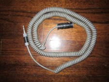 Vintage zwinięty kabel przedłużający instrument do gitary elektrycznej