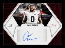2023 Sage #A-OP Owen Pappoe Red Foil SP Auto