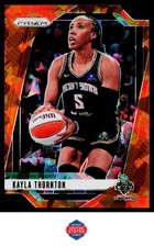2024 Panini Prizm WNBA #90 Kayla Thornton Ice Orange Prizms