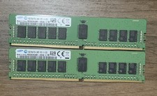 2x Samsung 16GB M393A2K43BB1-CRC0Q S PC4-2400T DDR4 ECC registered Memory