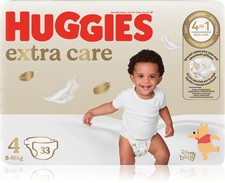 Huggies Extra Care Size 4 Disposable Diapers 8-16 kg 33 pcs